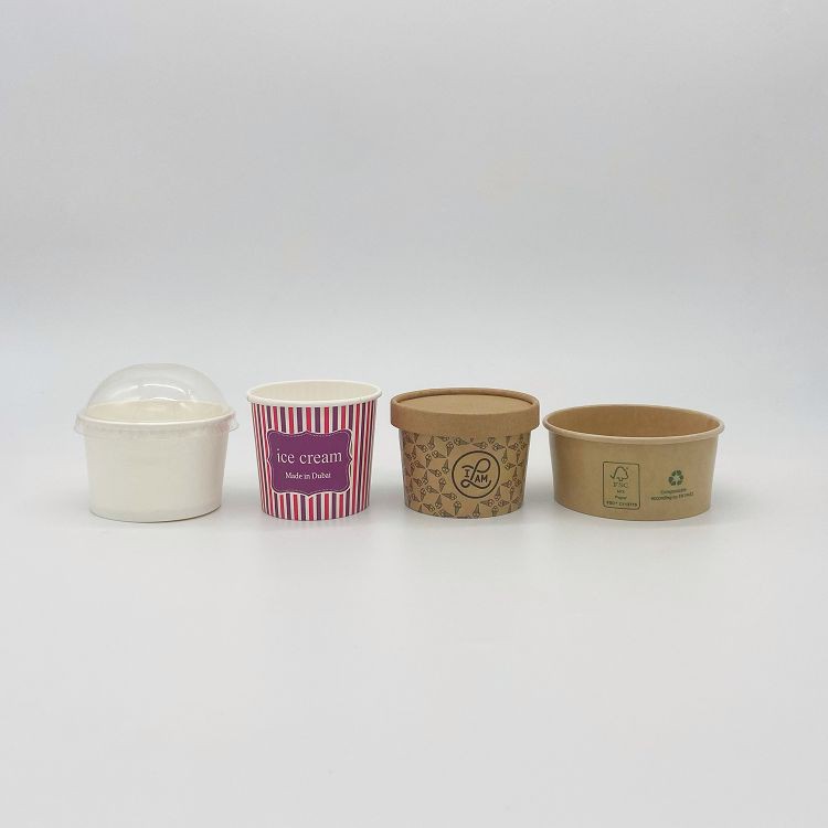 double PE ice cream paper cups(001)